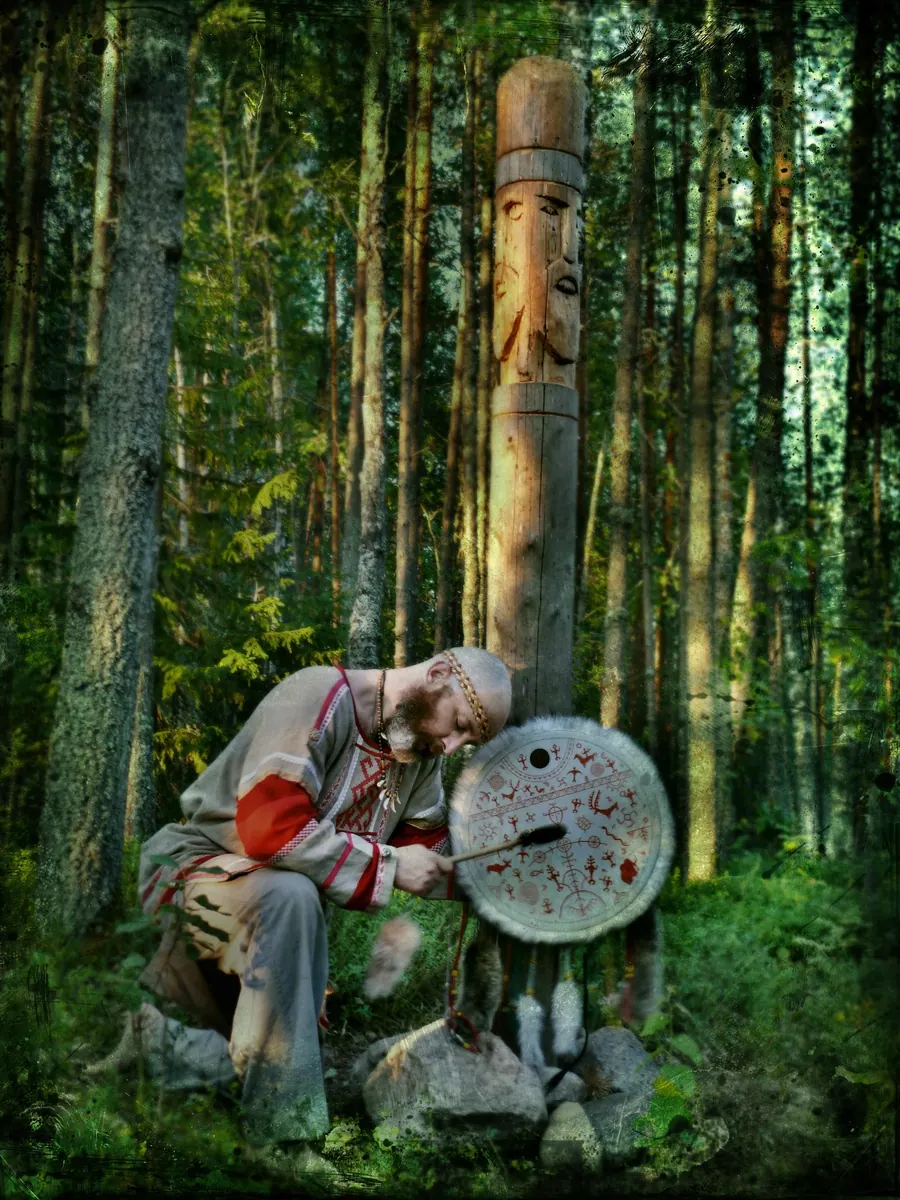 Капище Северных Ветров (шаманские мотивы) — художественная фотография Вячеслава Ларионова (серия «Капище и сакральное», 2020 г.)