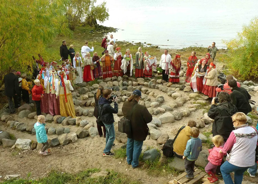 Поморский Новый Год — художественная фотография Вячеслава Ларионова (серия «Поморские виденья», 2012 г.)