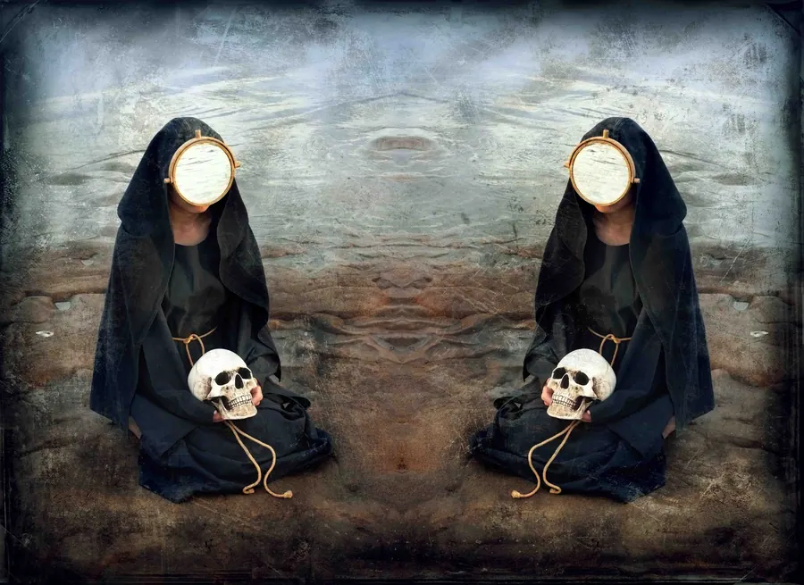 Апокалиптико-мета-абсурдистика — художественная фотография Вячеслава Ларионова (серия «Тексты и мысль», 2021 г.)